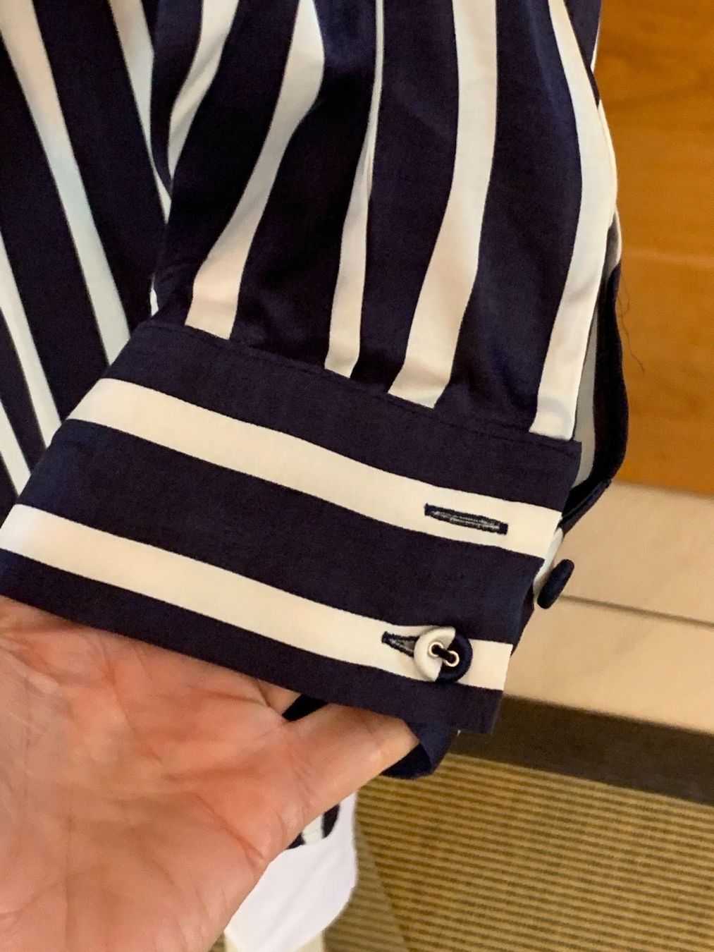 Blusen: Gestreifte Chemise longue  von Laurel – Neu (gemäss Beschreibung) aus Unterägeri von Jr61 9