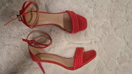 Damensandalen rot Grösse 38 neu