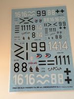 1/48 DECALS AUS KAGERO FW-190 VOL.II MONOG. 4 NUR DECALS