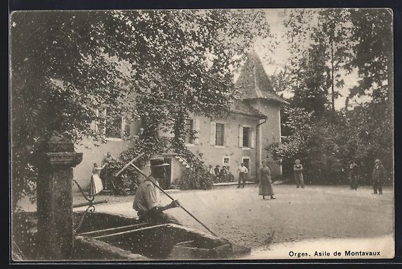 Cartes postales: AK Orges, Asile de Montavaux, 1917 – D'occasion à Berlin par bartko-reher