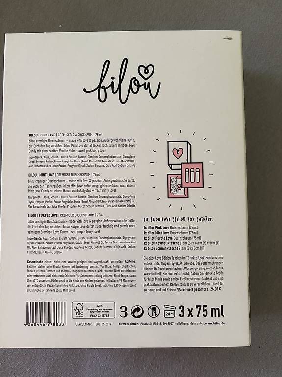 Duschen: Bilou Duschschaum Set 3 x 75 ml – Neu und originalverpackt aus Seuzach von Rockyalps 2