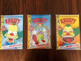 Krusty Comics Ausgaben Nr. 1 - 3