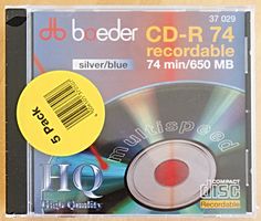 CD-R  HQ Rohlinge  5er Pack in Jewel Leerhüllen