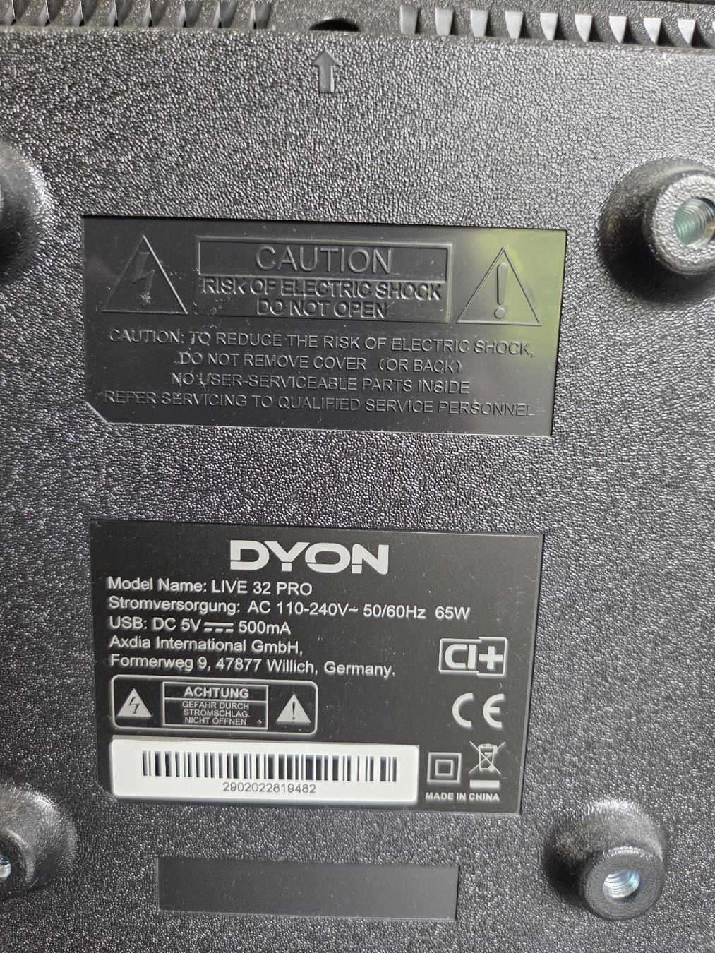Fernseher: Dyon Live 32 Pro – Defekt aus Gelterkinden von pablopolsini 2
