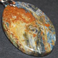 Anhänger L-7313 – Pietersit Cabochon 34x24mm