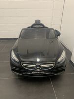 Kinder Elektroauto Mercedes-Benz S63 AMG schwarz mit Fernbed