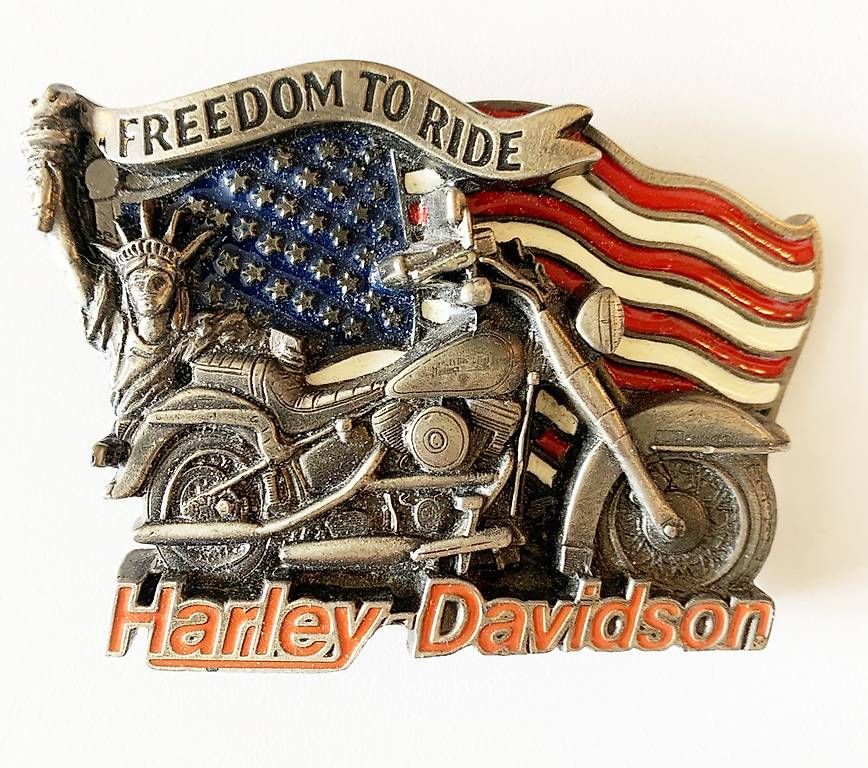 Harley-Davidson Fibbie per cinture: Harley Davidson Gürtelschnalle – Nuovo (secondo la descrizione) da Winterthur venduto da UGRO