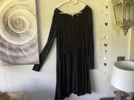 Original NILE Kleid schwarz mit Rücken Reissverschluss Gr. S