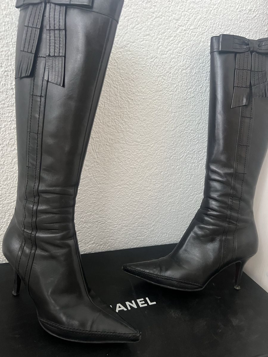 Scarpe da donna: Chanel Damenlederstiefel – Usato da Schönenberg ZH venduto da Bosh 9