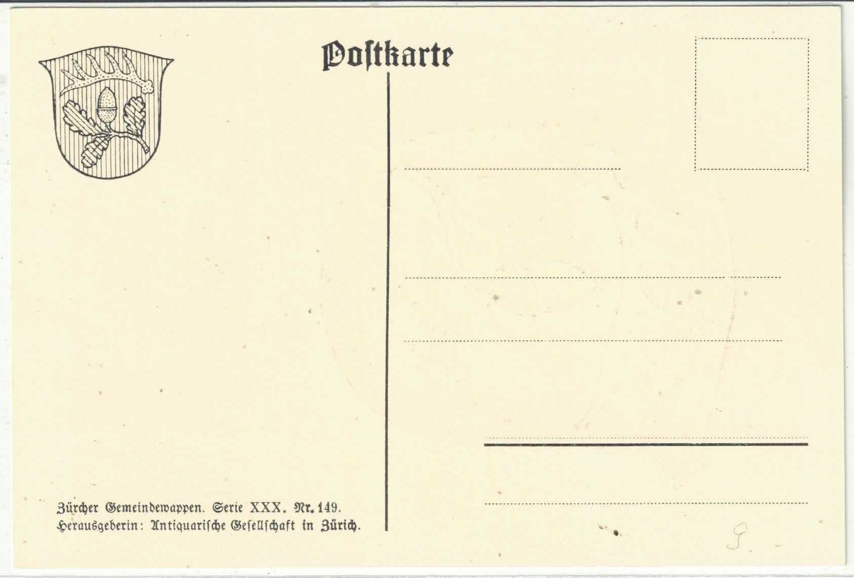Cartes postales: Flaach - Gemeindewappen – D'occasion à Ettingen par Kartenplanet 1