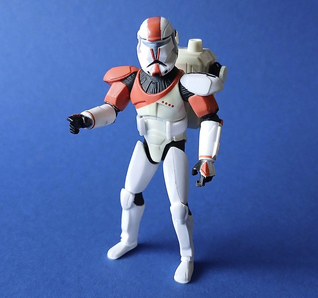 Hasbro Statuette: Star Wars CLONE COMMANDER BOSS Delta Squad Hasbro 2012 – Usato da Bern venduto da felix40 4