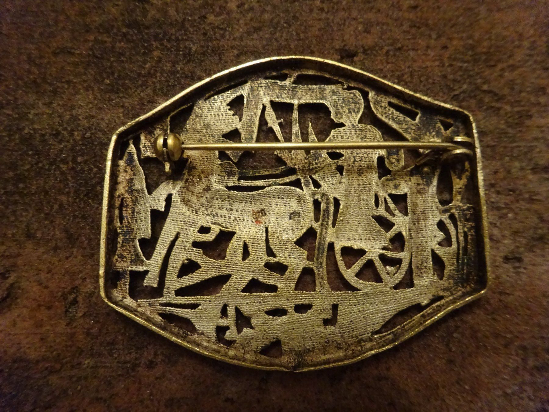Spille & Fermagli: Brosche Pharao Ägypten / 925 S vg. – Usato da Esslingen venduto da FetteSchnecke 4