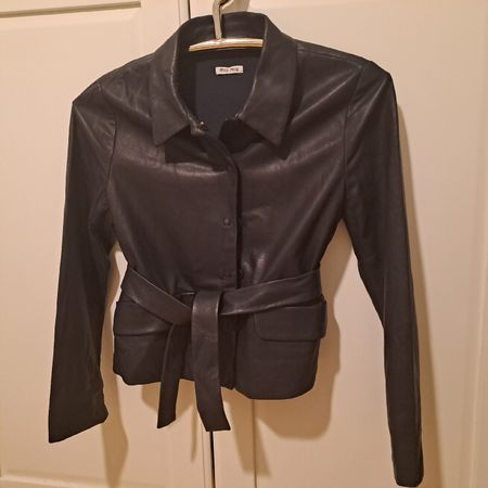 Miu Miu leather jacket