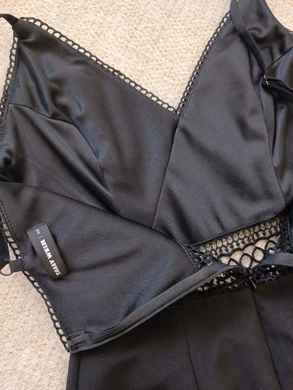 Tute: COMBINAISON TALLY WEIJL NOIR XS – Usato da Sierre venduto da shirley04 5