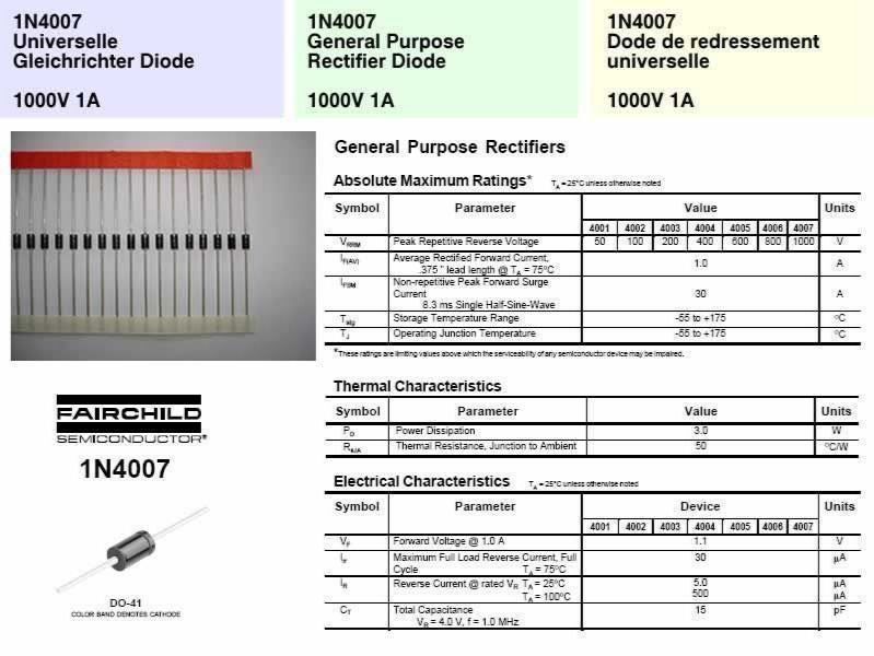 Modellini di ferrovie: Diode 1N4007, 10 Stück pro minigrip – Nuovo (secondo la descrizione) da Roveredo GR venduto da ManolitoBoris 4