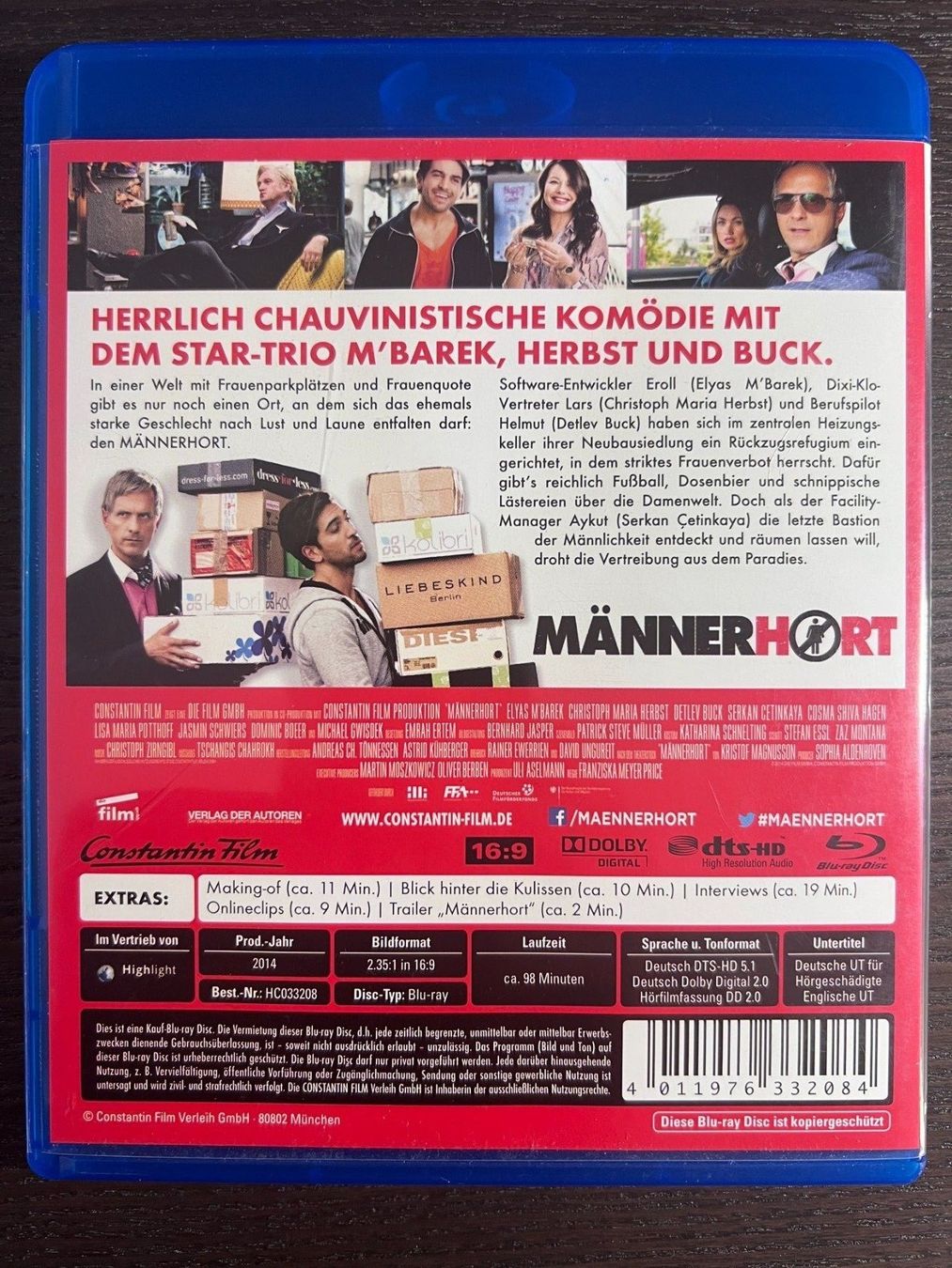 Tutti i DVDs: Männer Hort – Usato da Zürich venduto da Blu-ray_ZH 1