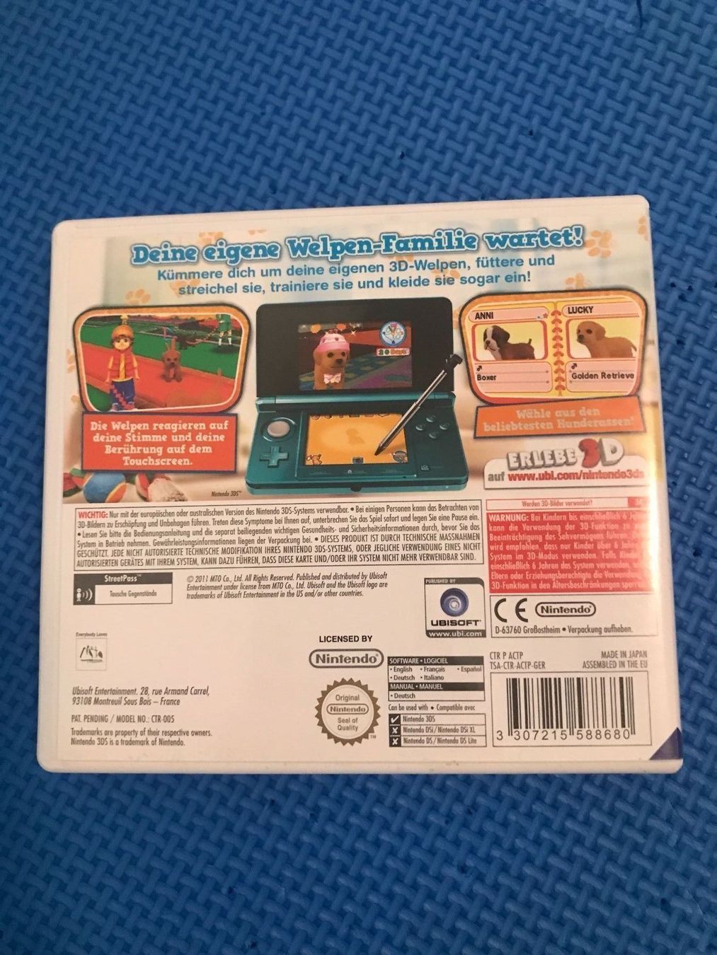 Nintendo Giochi: Puppies World 3D Nintendo 3DS – Usato da Gossau SG venduto da schlitzerdemon 2