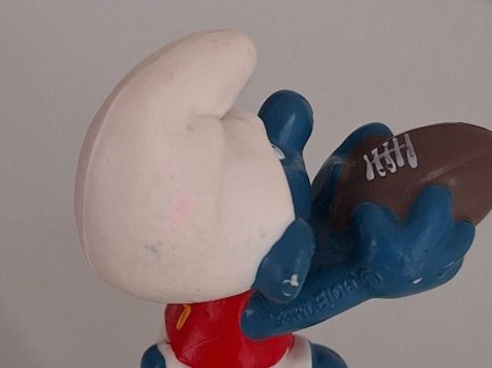 Schleich Figuren: Schlümpfe   Football Schlumpf – Gebraucht aus Sissach von luvama 4