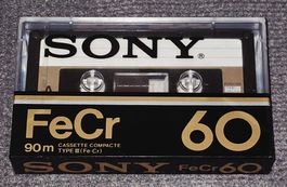 💥SONY"FeCr 60"💥rares cassettes collectors 1981!
