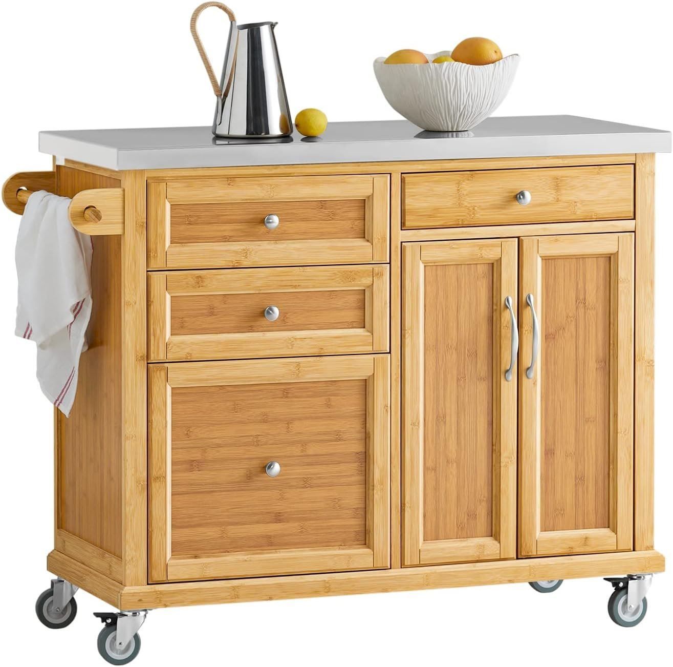 Altro per Gastronomia & Hotel: SoBuy Küchenwagen 115x92x46cm – Nuovo e nell'imballaggio originale da Bottighofen venduto da zaap