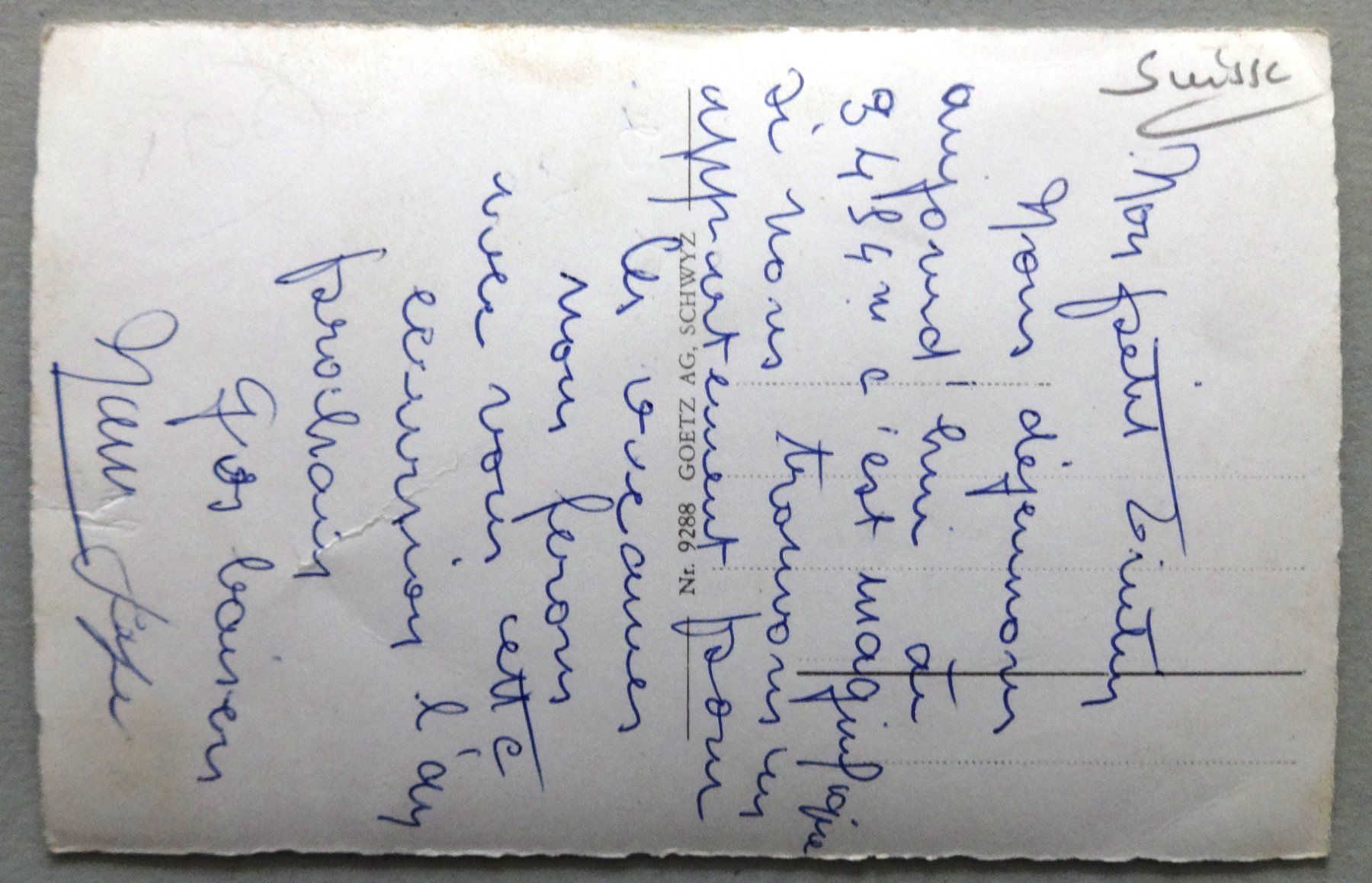 Cartoline postali: Jungfraujoch 3457 m – Difettoso da Fétigny venduto da Billy2miny 1