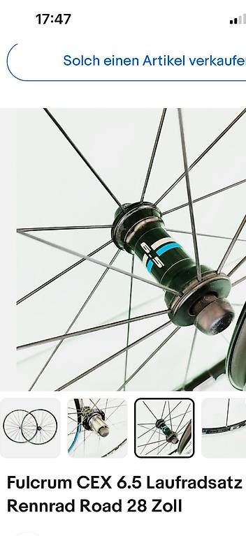 Pièces détachées: Laufradsatz Rennrad – D'occasion à Büron par IreneAnna