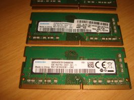 2 stück 8gb ddr4 2400 RAM für Laptop. Samsung. Getestet.