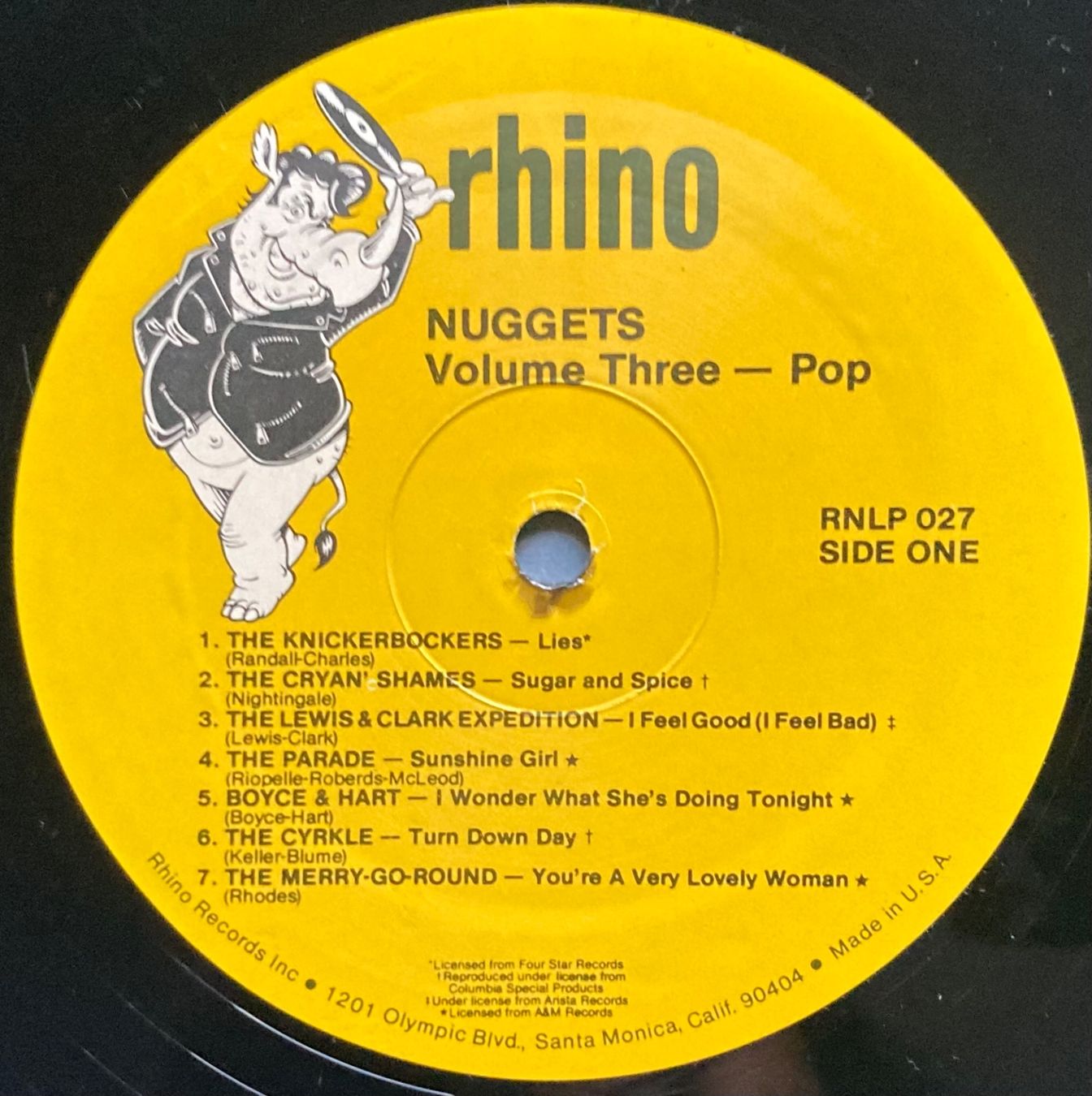 Dischi in vinile: DIVERS ARTISTES - NUGGETS VOLUME THREE: POP – Usato da Poliez-Pittet venduto da Newtown-Records 3