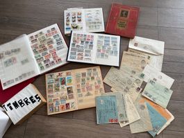 Grande collection de timbres