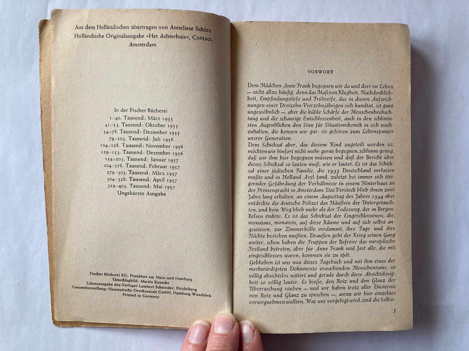 Libri: Taschenbuch: Anne Frank Tagebuch – Usato da Bubendorf venduto da Alpenheidi 4