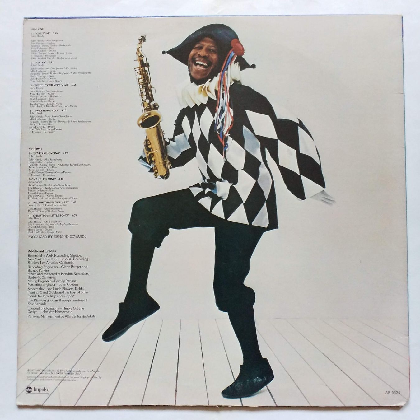 Dischi in vinile: JOHN HANDY,  carnival - 1st 1977 US  - NEW - – Nuovo (secondo la descrizione) da Yverdon-les-Bains venduto da Jacotreut 1