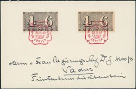 1943 - Luxusbogen - Blockausschnitte - Combo FDC - Faucherre