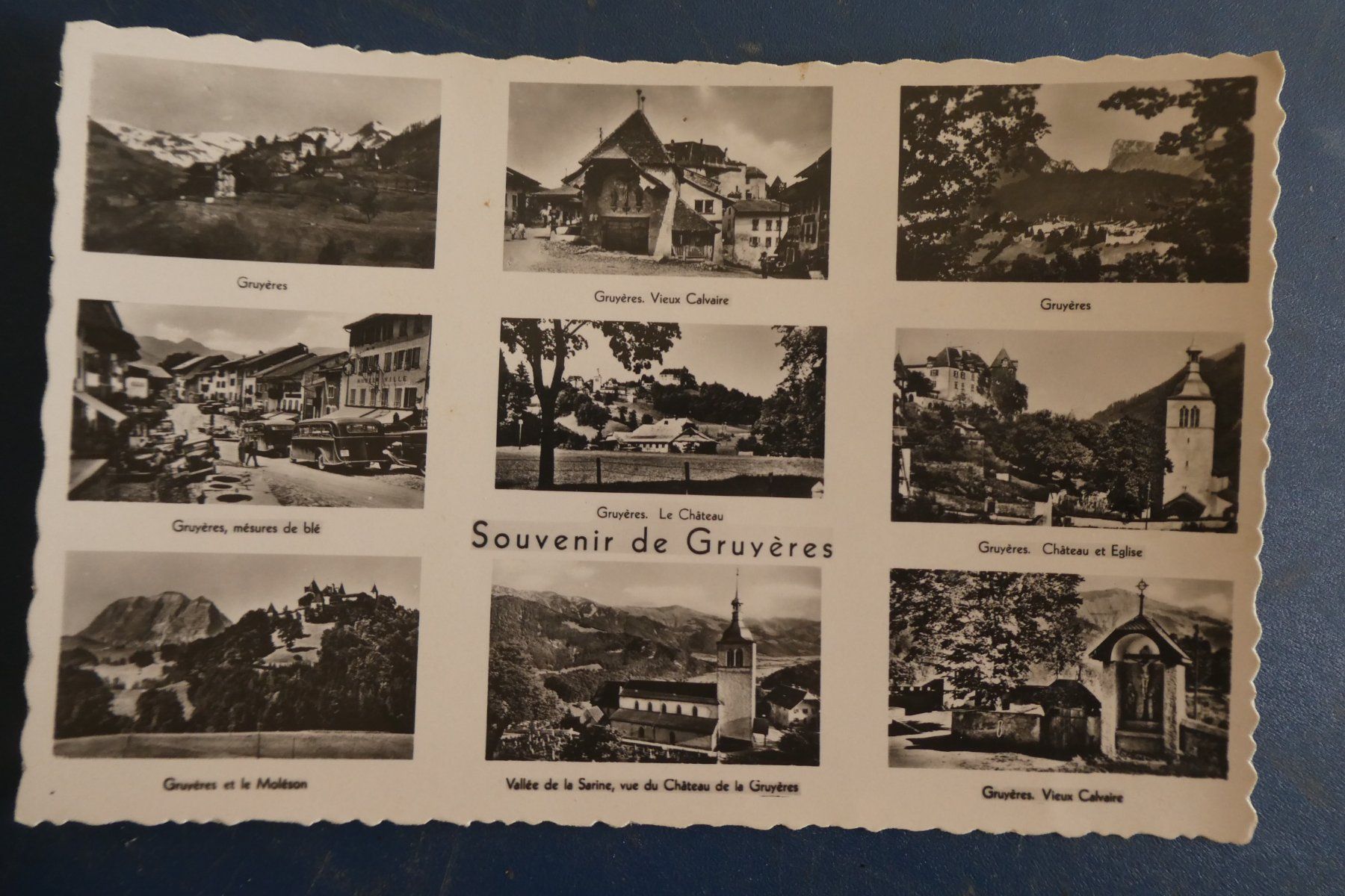 Cartoline postali: Gruyères FR – Usato da Fontaines NE venduto da monloisir