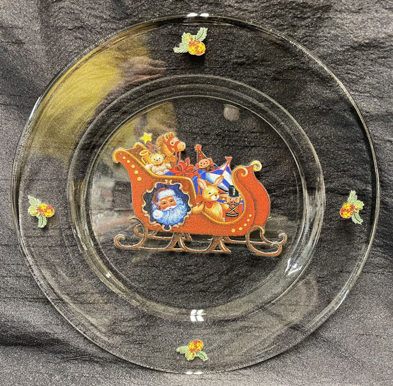Servierplatten: Original Walther Glass Plate / D 24.5cm – Gebraucht aus Oftringen von Vucki