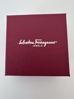 Salvatore Ferragamo Armband Leder Herz schwarz neuwertig