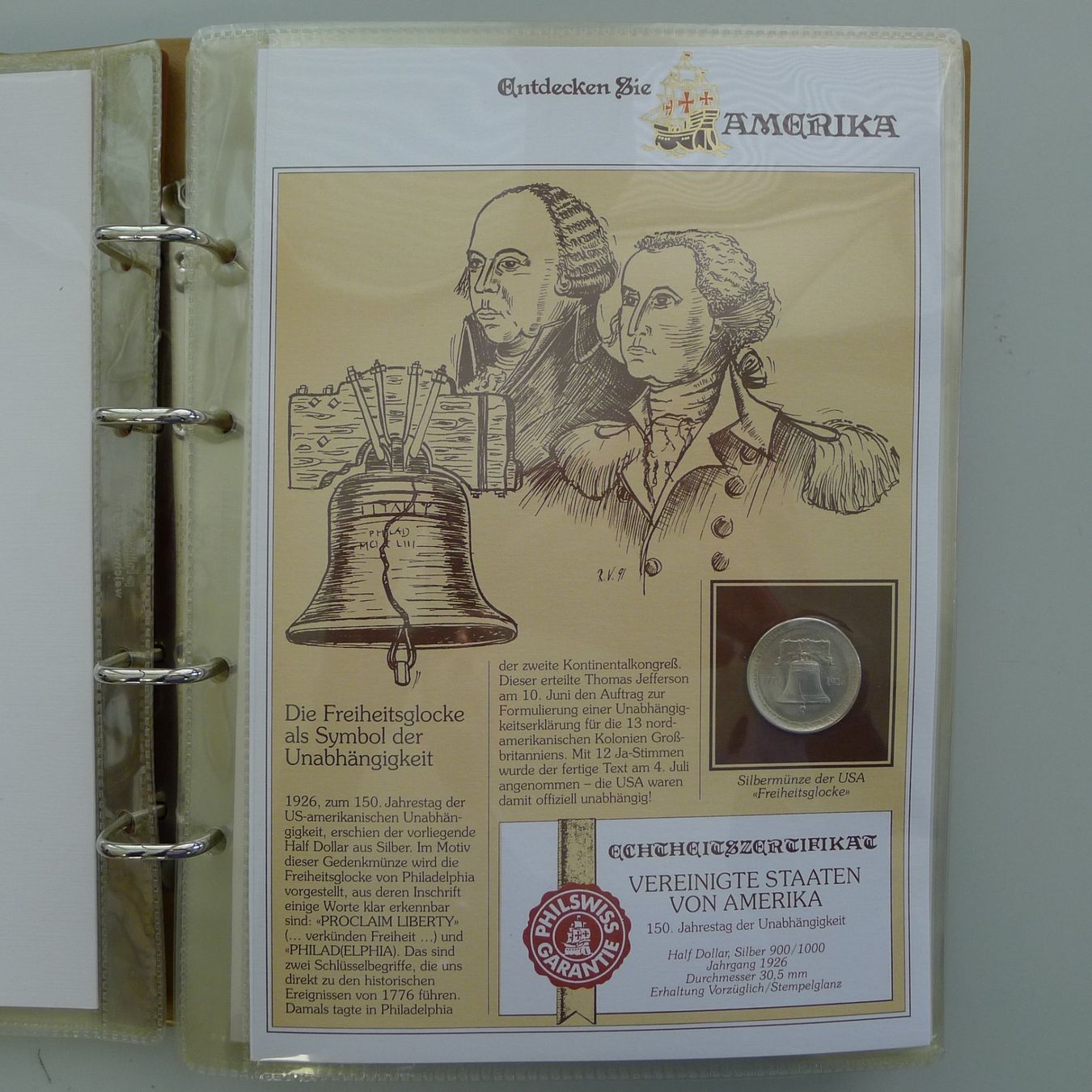 Tutti le monete: 1921-1999 Münz-Sammlung Entdecken Sie Amerika + 225g Silber – Usato da Sursee venduto da Luzernerraute 6
