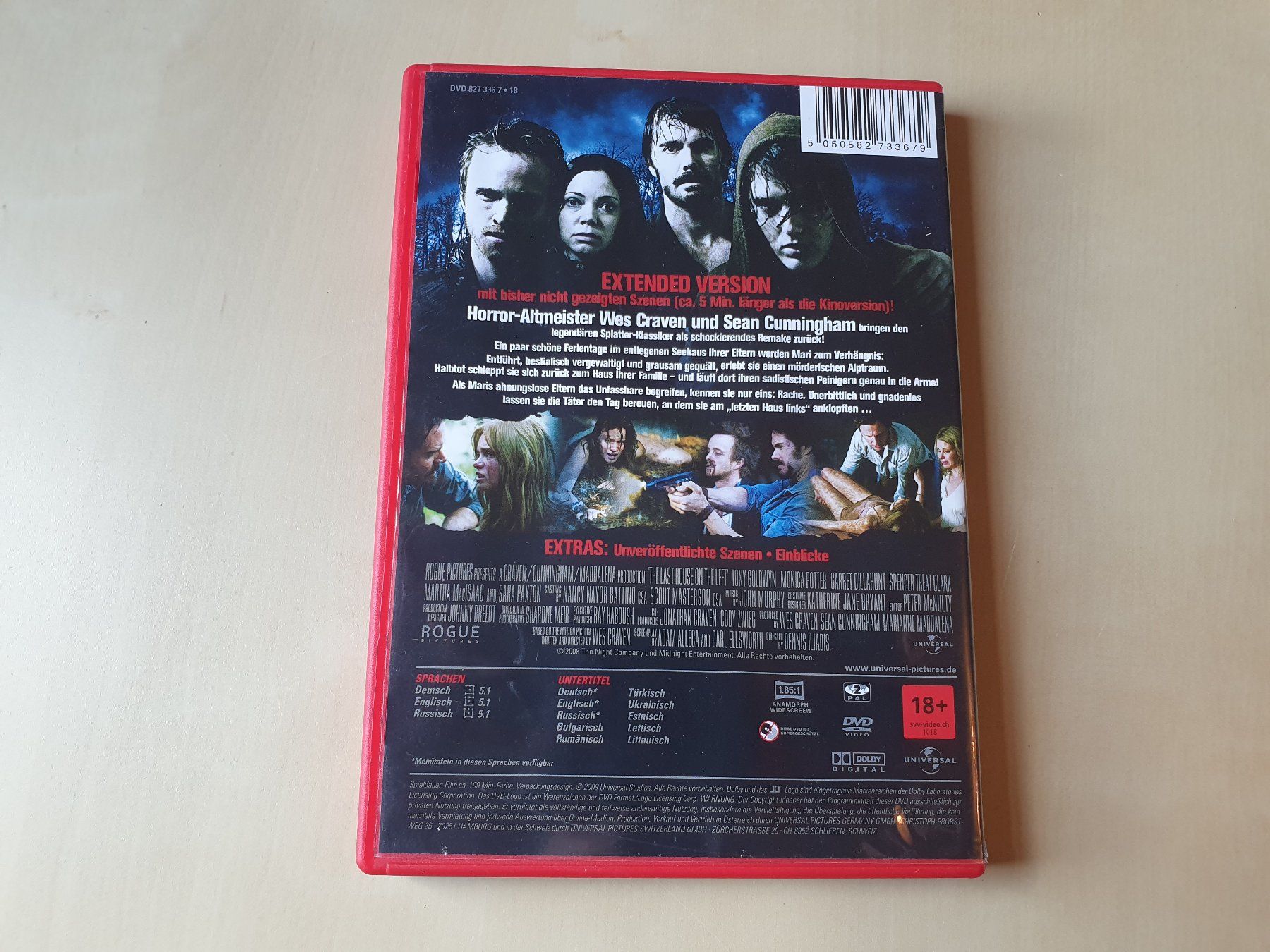 Tous les DVDs: The last House on the left – D'occasion à Stansstad par collectorsshop 1