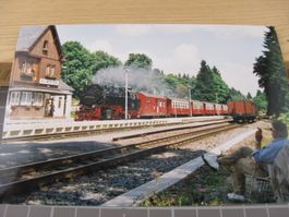 Echtfoto Harzquer- und Brockenbahn