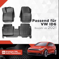 5D Premium Auto Fussmatten Set passend für VW ID6 ab 2021