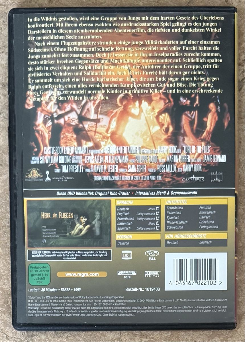 Alle DVDs: HERR DER FLIEGEN  – Neu (gemäss Beschreibung) aus Dietikon von AndreaSch01 1