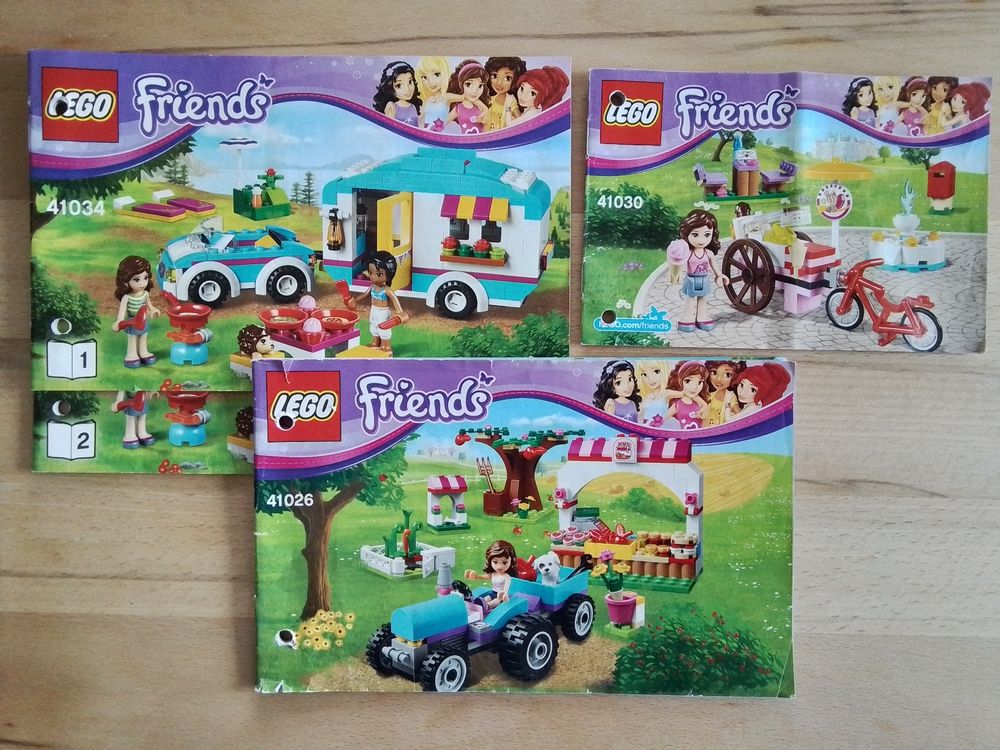 LEGO Friends Gemüsegarten, EiscremeFahrrad, Wohnwagen Kaufen auf Ricardo