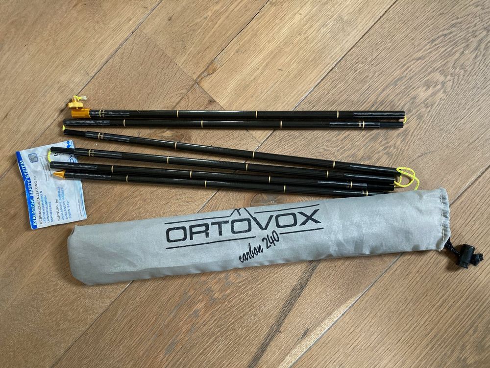 Sonde Avalanche Ortovox 240cm - Aluminium Léger Système PFA Serrage Rapide