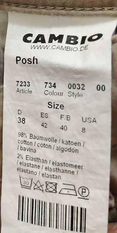Hosen: Cambio Hosen – Gebraucht aus Zufikon von sarina86