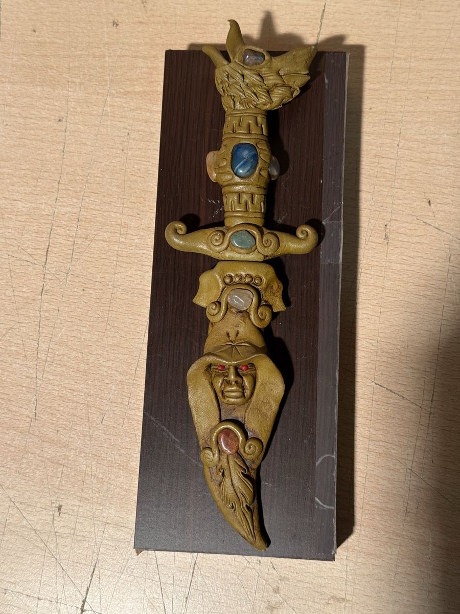 Tutte le decorazioni: Unique Ornamental Dagger with Bird Handle - Display Piece – Usato da Lausanne venduto da vas_mbk2 3