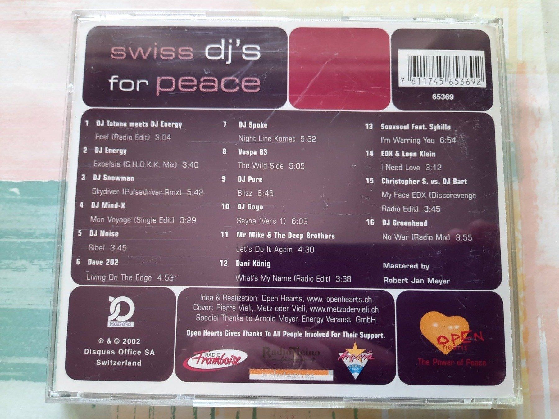 CD: CD Swiss's DJs for peace – Usato da Pully venduto da bro_n52j 1
