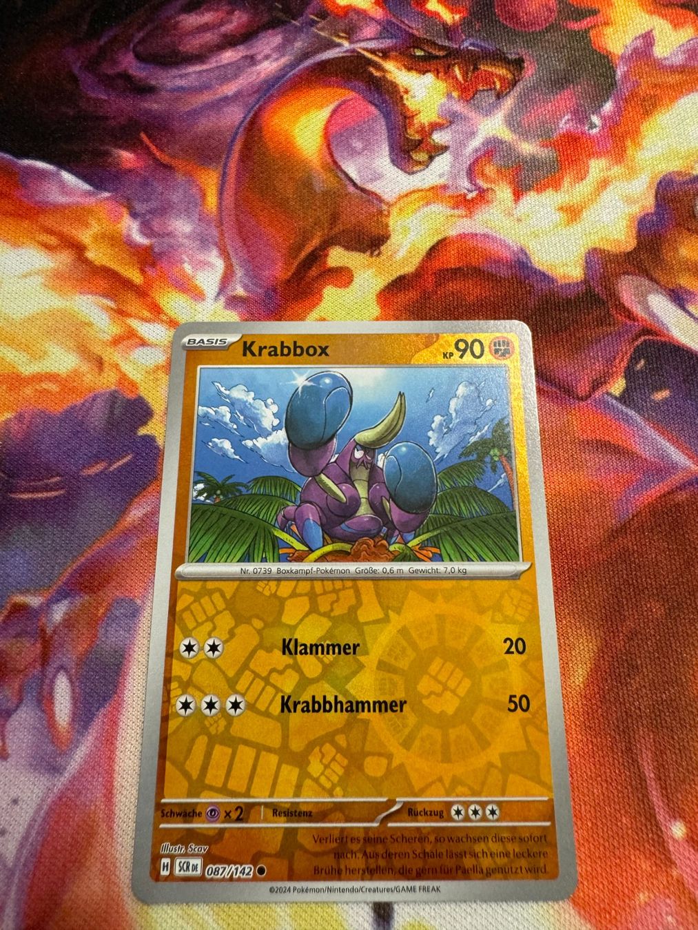 Pokémon Carte collezionabili: Krabbox (SCR 087) / Reverse Holo / Stellarkrone – Nuovo (secondo la descrizione) da Bülach venduto da CherryBlu