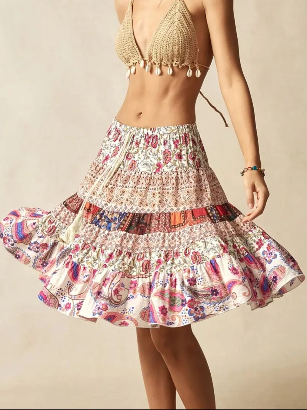Gonne: Sommerrock, Jupe, Boho-Style, Gr. L – Nuovo e nell'imballaggio originale da Rorschacherberg venduto da Miss_Sunshine66 2