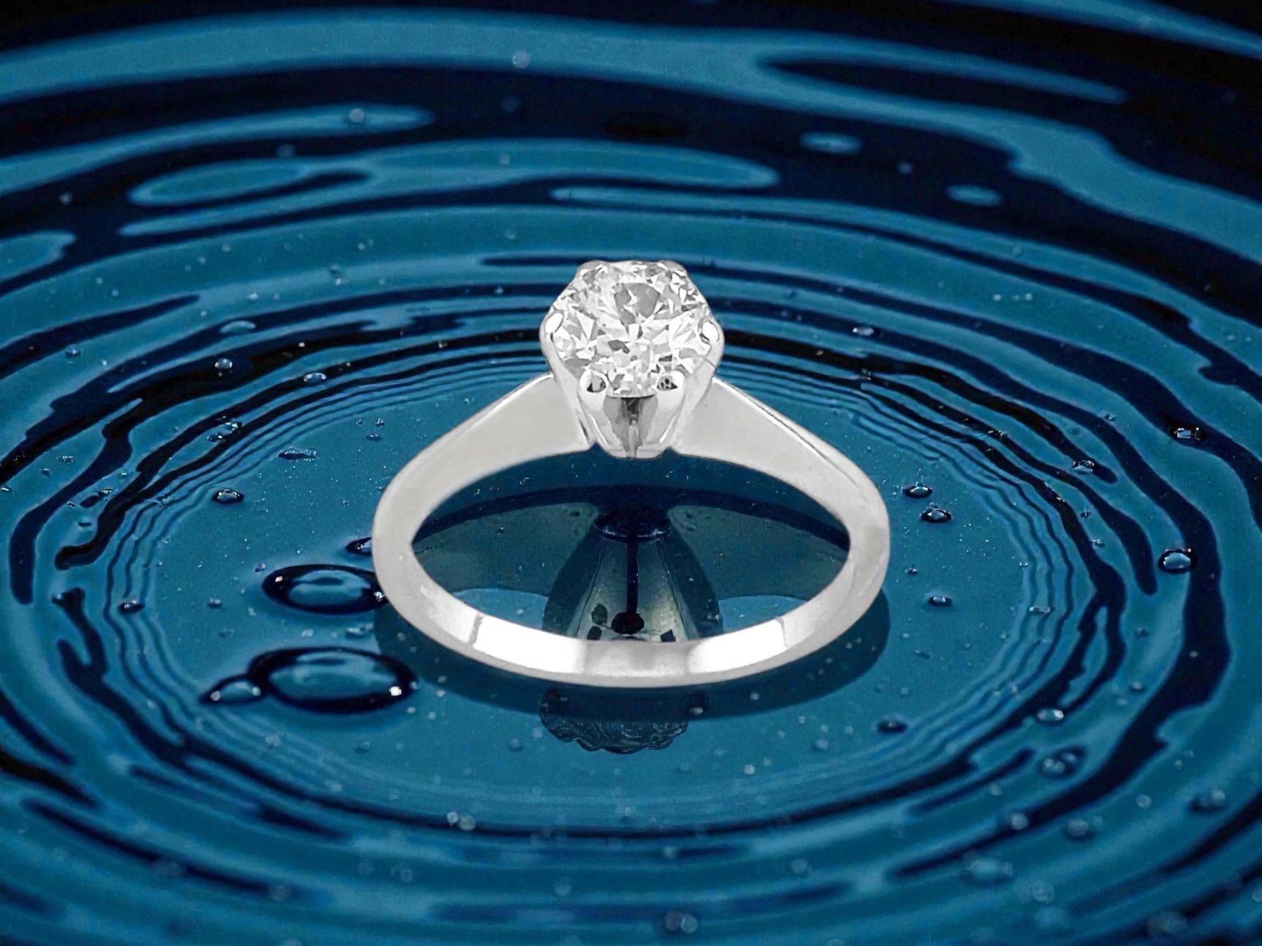 Anelli: Diamant - Ring, 0.45 ct H/VS – Usato da Zuzwil SG venduto da artimmo