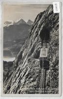 Die elektr. Pilatusbahn an der Eselwand