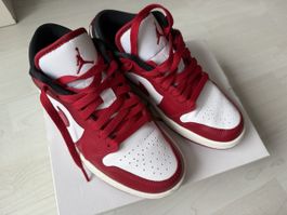 air jordan 1 low in rot Gr. 36